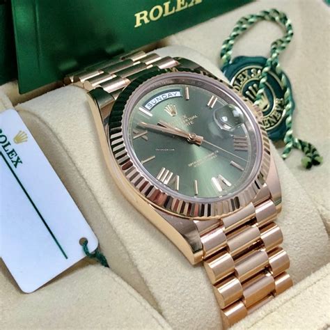 rolex day date 40 rose gold fake|rolex day date president 40mm.